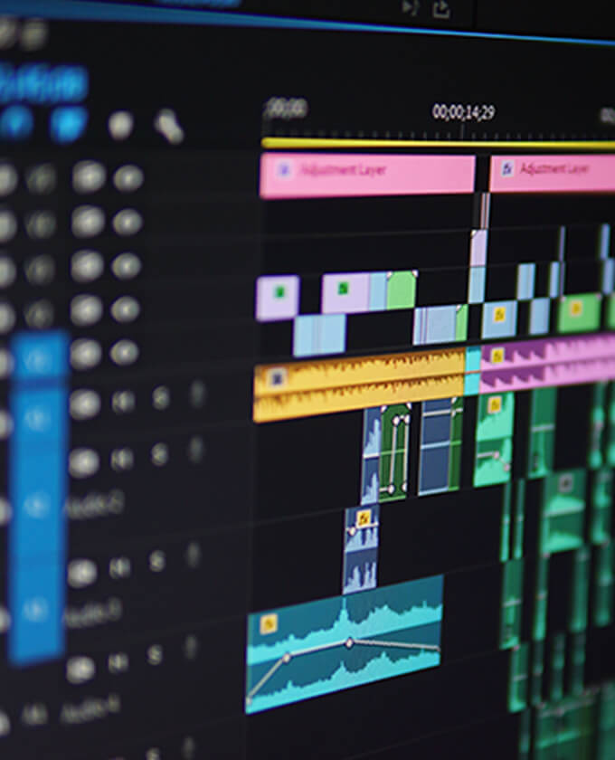 画像:動画編集現場イメージ