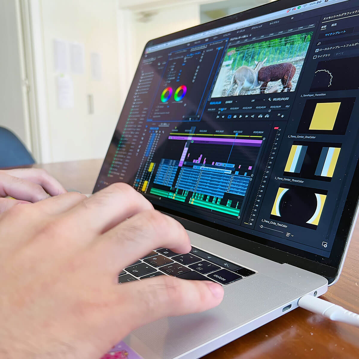 画像:動画編集イメージ